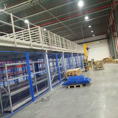 Customized Warehouse Storage Mezzanine Platform  Heavy Duty Steel Storage Platform Factory