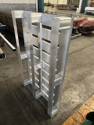 Heavy-Duty Aluminum Pallet 300-2500KG Capacity ISO Standard