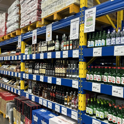 Customized  Large Shopping Mall Product Display Shelves  Supermarket Warehouse Shelves