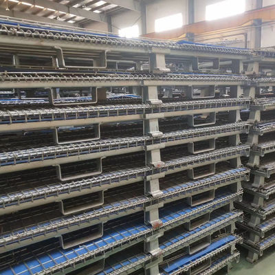 Heavy Duty Steel Storage Cage Stackable 4 Layers 10 Year Life