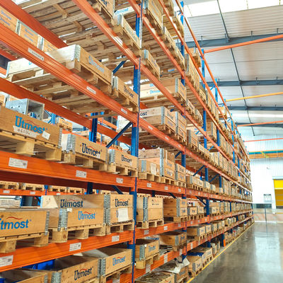 Steel Storage Solutions Customized Warehouse Pallet Rack With Adjustable Depth And Height