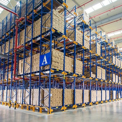 Heavy Duty Shelving Solutions Cold Rolled Steel Industrial Storage Rack With Weight Capacity 600kg-6000KGS