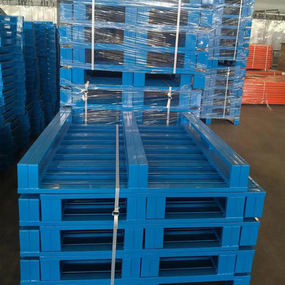 Customized 500kg-3000kg Capacity Heavy Duty  Industrial Steel  Pallets For Cold Storage