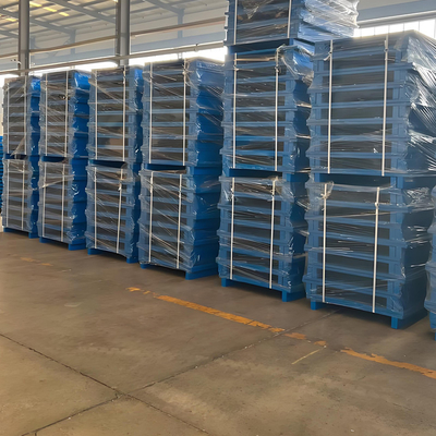 Customized 500kg-3000kg Capacity Heavy Duty  Industrial Steel  Pallets For Cold Storage