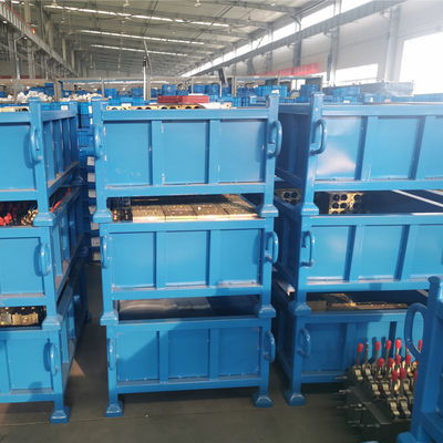 Customized Grid Material BoxStackable Transportation Logistics Metal Steel Pallet Box Turnover Box